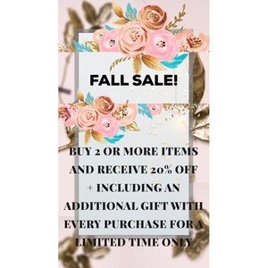 Fall Sale!